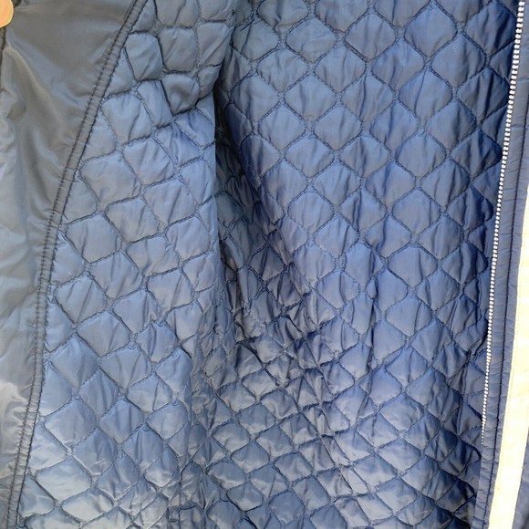 Vintage Lake Forest Custom Quality Winter Coat Size Med With Ski Patches Sewn On - Picture 9 of 12